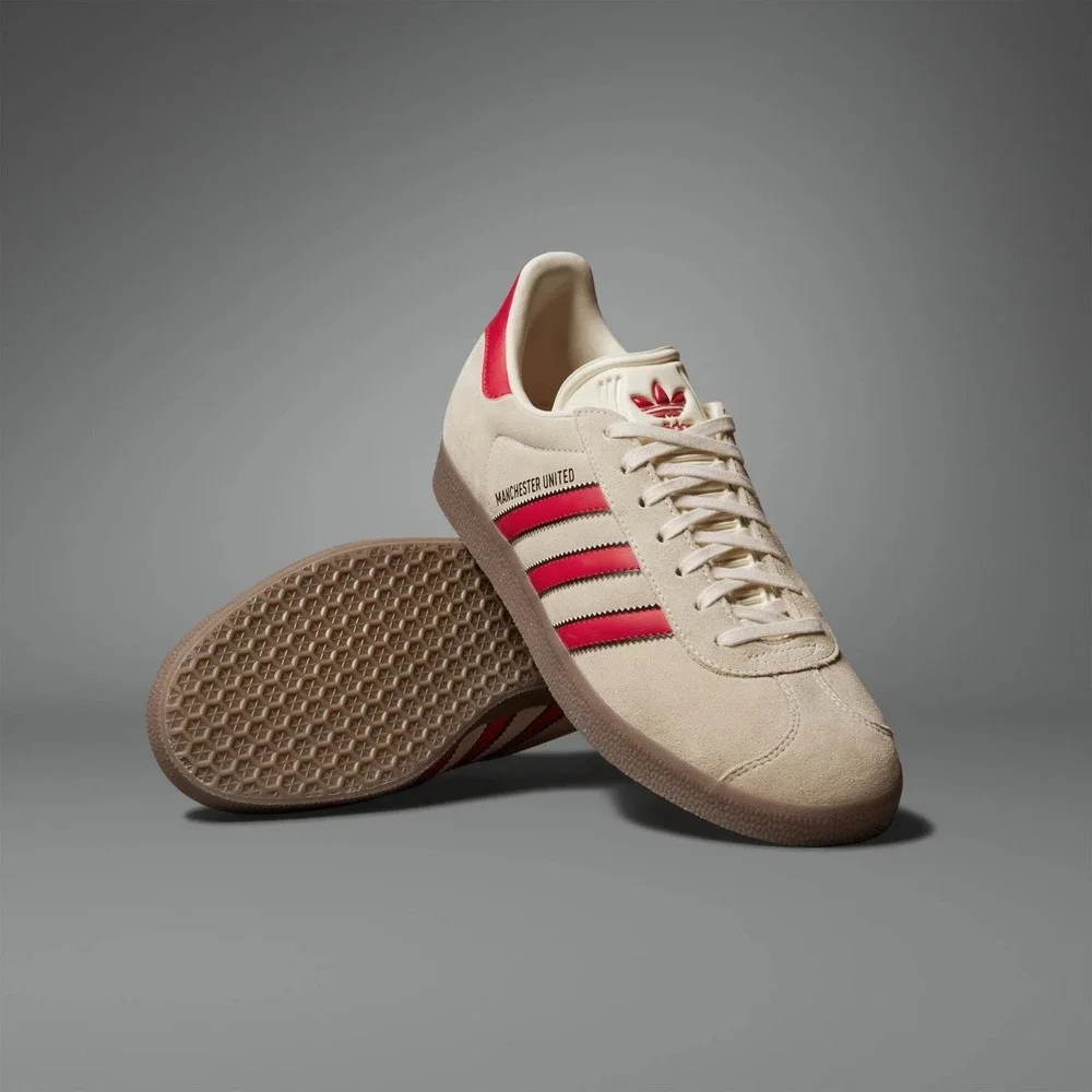 Size 11.5 - [NEW] Men's adidas Gazelle Terrace 'Manchester United' Shoes JS3040